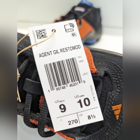 Adidas Agent Gil Zero Restomod Knicks Black Blue Basketball Sneakers sz Men's 9 - Picture 11 of 12